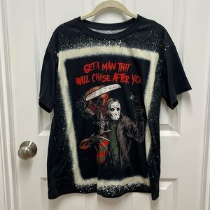 Get a Man‎ Who Will Chase After You Horror T-Shirt